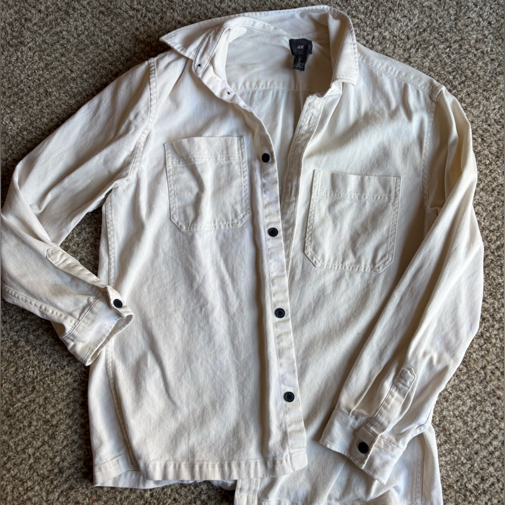 White Button-Up Shirt